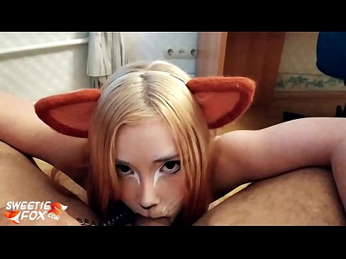 ❤️ Kitsune pogoltne kurac in spermo v usta ️ Super seks na sl.sexflashgame.ru ❌️❤